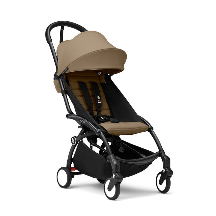 Stokke YOYO3 Stroller from 6 Months-Strollers-Toffee-Black | Natural Baby Shower