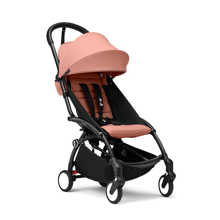 Stokke YOYO3 Stroller from 6 Months-Strollers-Ginger-Black | Natural Baby Shower