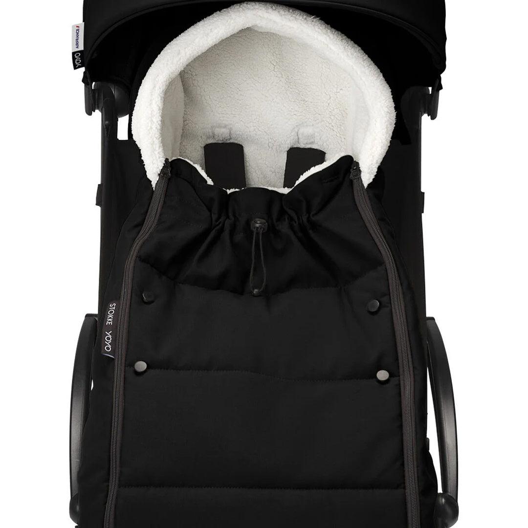 Stokke YOYO Footmuff - Black-Footmuffs-Black- | Natural Baby Shower