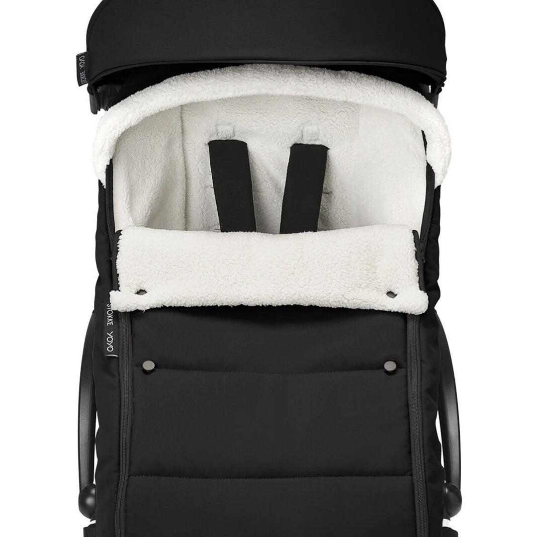 Stokke YOYO Footmuff - Black-Footmuffs-Black- | Natural Baby Shower