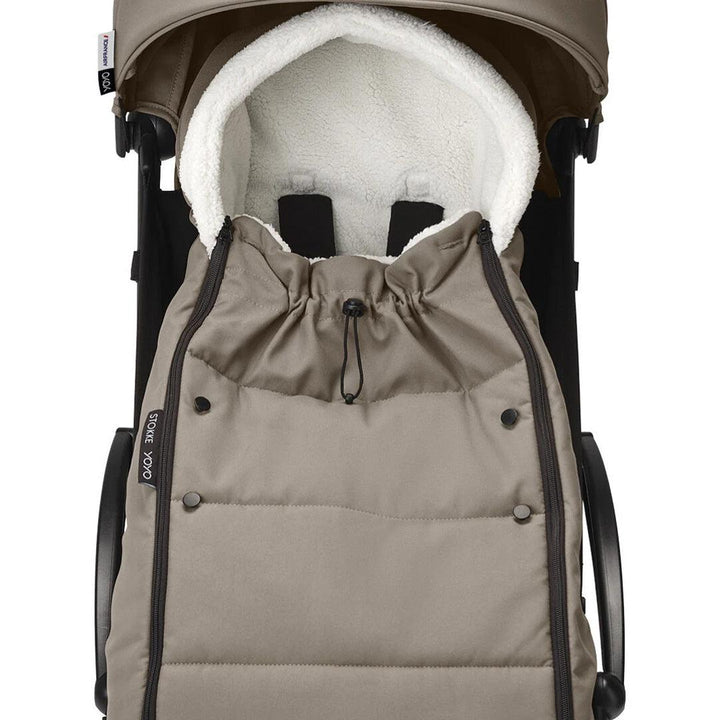 Stokke YOYO Footmuff - Taupe-Footmuffs-Taupe- | Natural Baby Shower