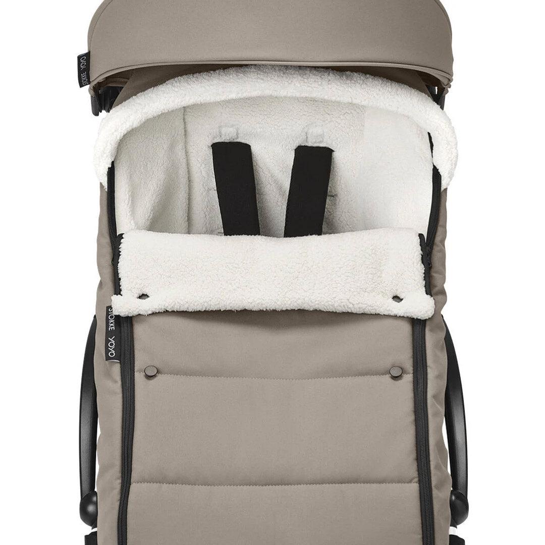 Stokke YOYO Footmuff - Taupe-Footmuffs-Taupe- | Natural Baby Shower