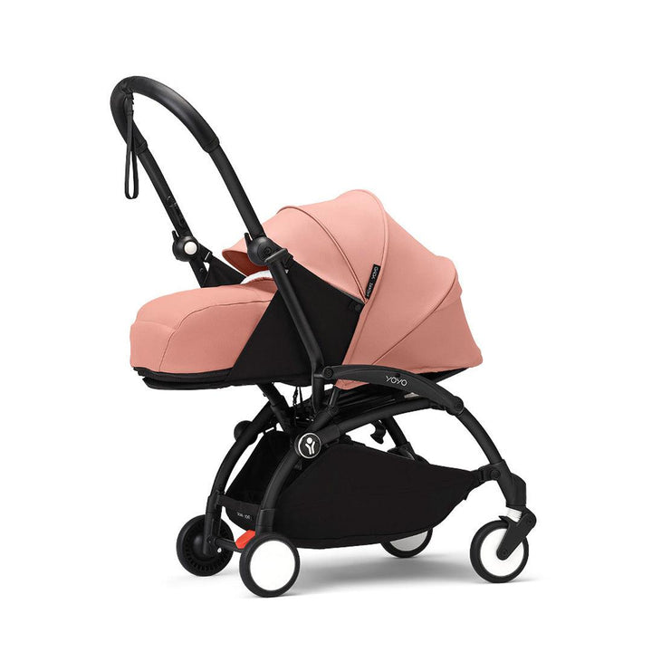 Stokke YOYO3 stroller with newborn pack-Stroller Bundles-Ginger-Black | Natural Baby Shower