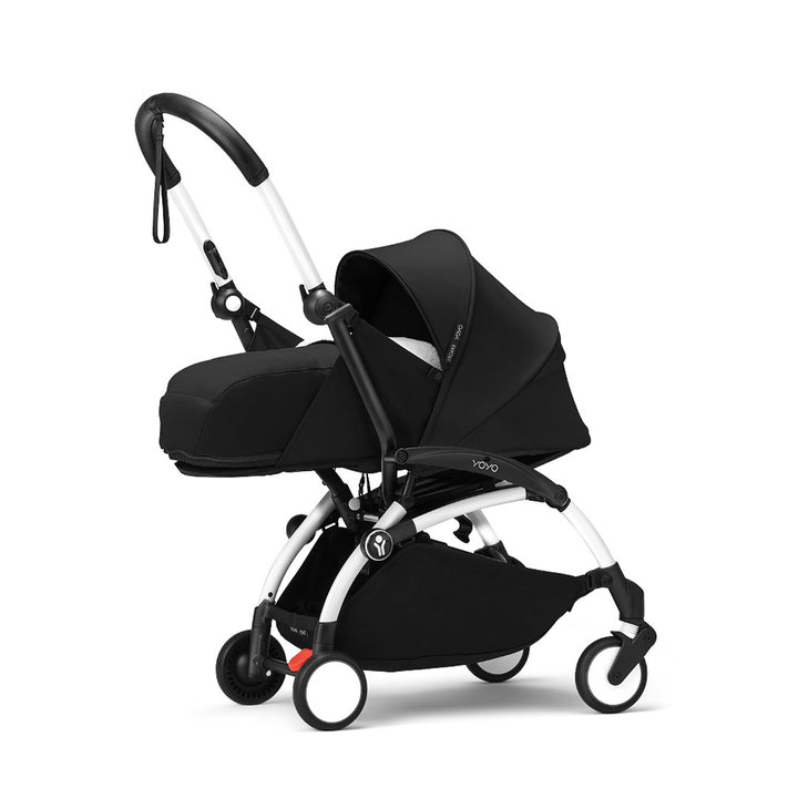 Stokke YOYO3 stroller with newborn pack-Stroller Bundles-Black-White | Natural Baby Shower