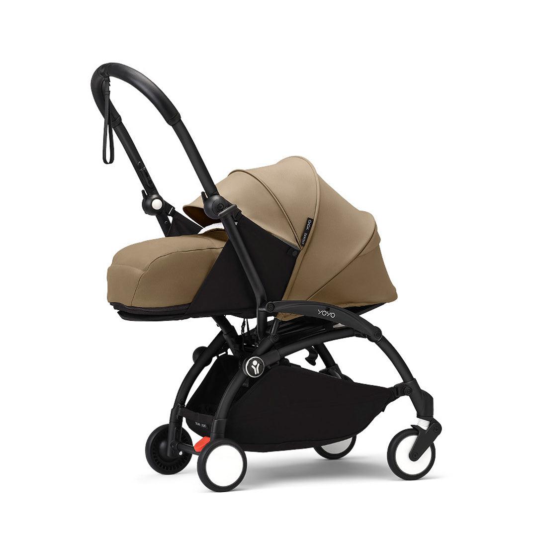 Stokke YOYO3 stroller with newborn pack-Stroller Bundles-Toffee-Black | Natural Baby Shower