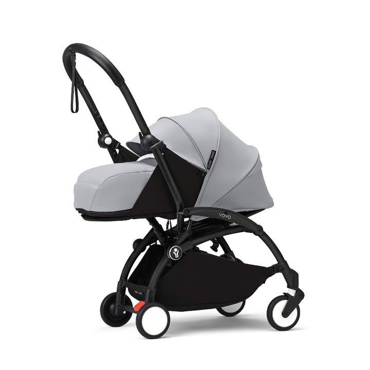 Stokke YOYO3 stroller with newborn pack-Stroller Bundles-Stone-Black | Natural Baby Shower