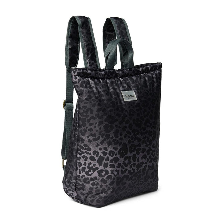 Studio Noos Antra Leopard Puffy Adult Backpack - Dark Grey-Changing Bags-Dark Grey- | Natural Baby Shower