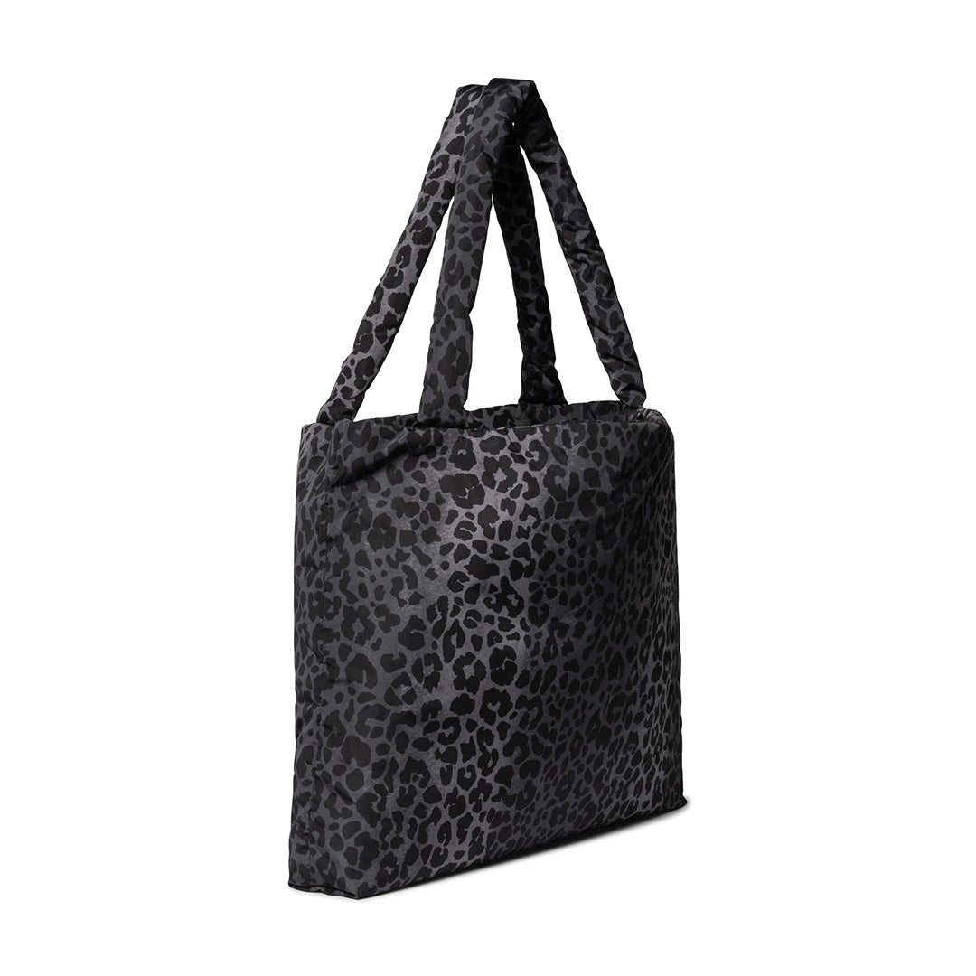 Studio Noos Antra Leopard Puffy Mom Bag - Dark Grey-Changing Bags-Dark Grey-one size | Natural Baby Shower