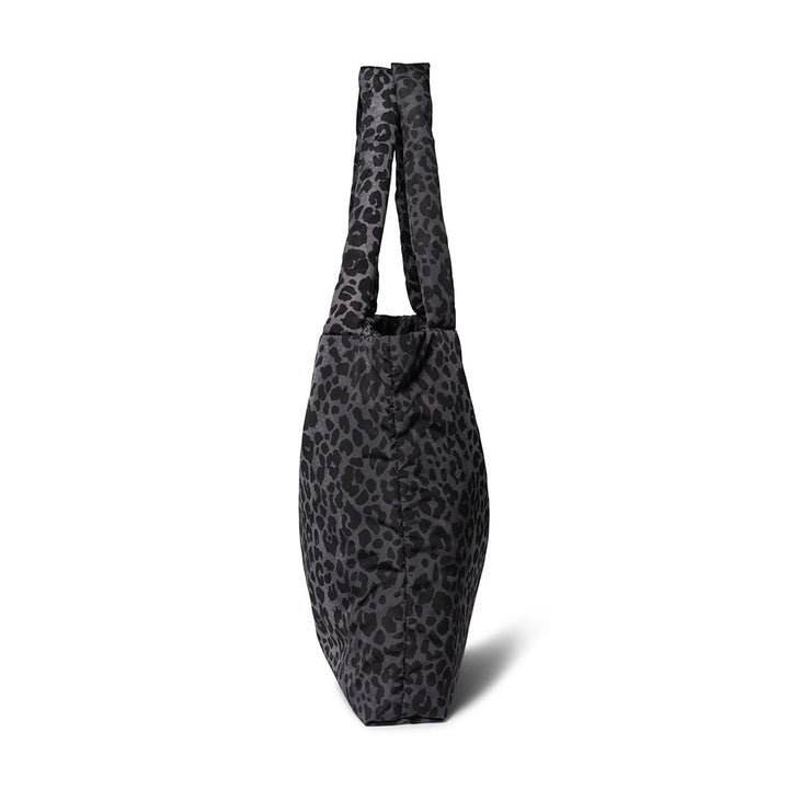 Studio Noos Antra Leopard Puffy Mom Bag - Dark Grey-Changing Bags-Dark Grey-one size | Natural Baby Shower