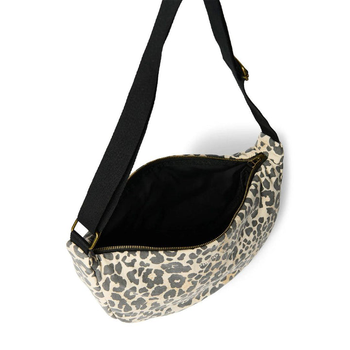 Studio Noos Soft Cotton Adult Fanny Pack - Leopard Print-Changing Bags-Leopard Print-39 x 20 x 11cm | Natural Baby Shower