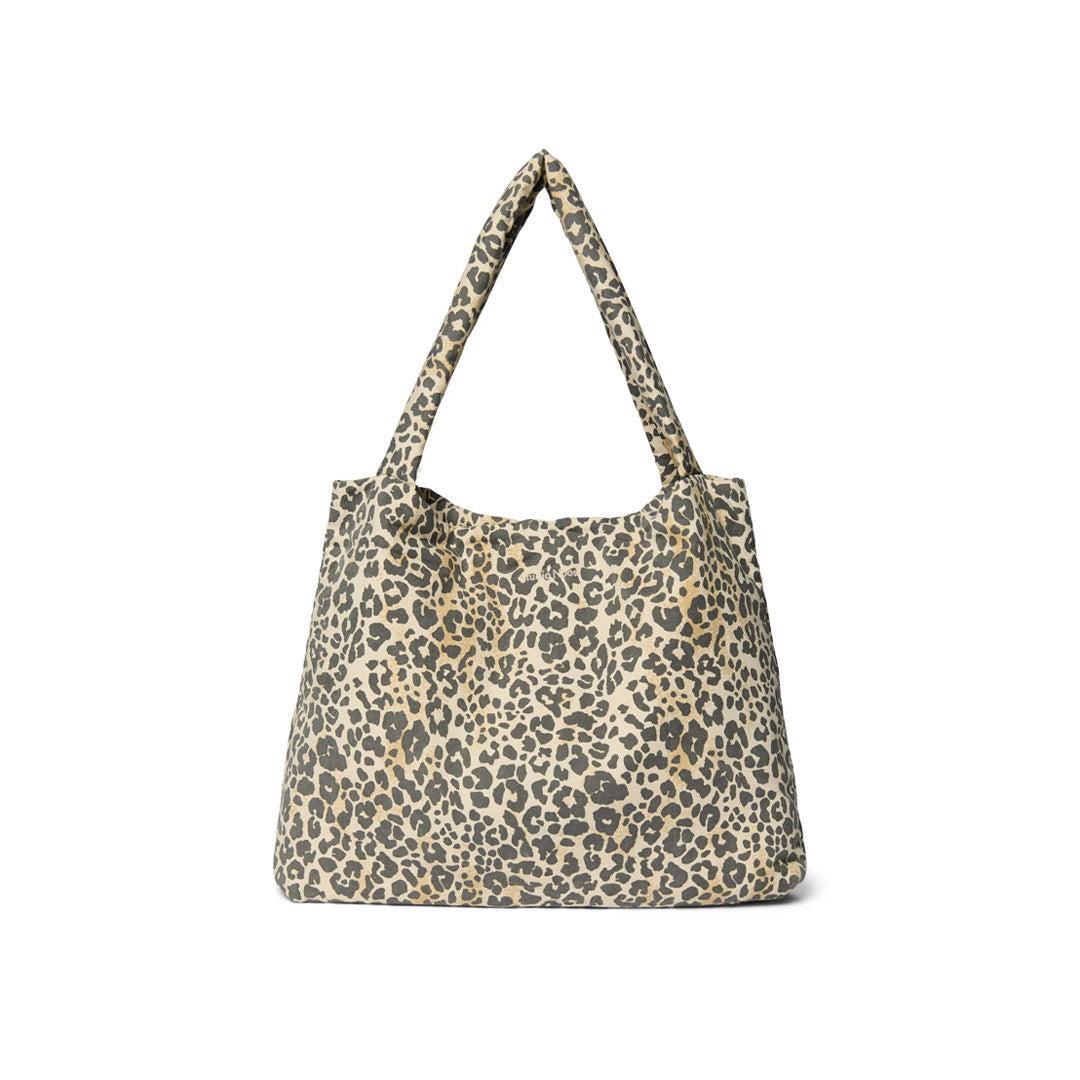 Studio Noos Soft Cotton Leopard Mom Bag - Leopard Print-Changing Bags-Leopard Print-58cm X 42cm | Natural Baby Shower