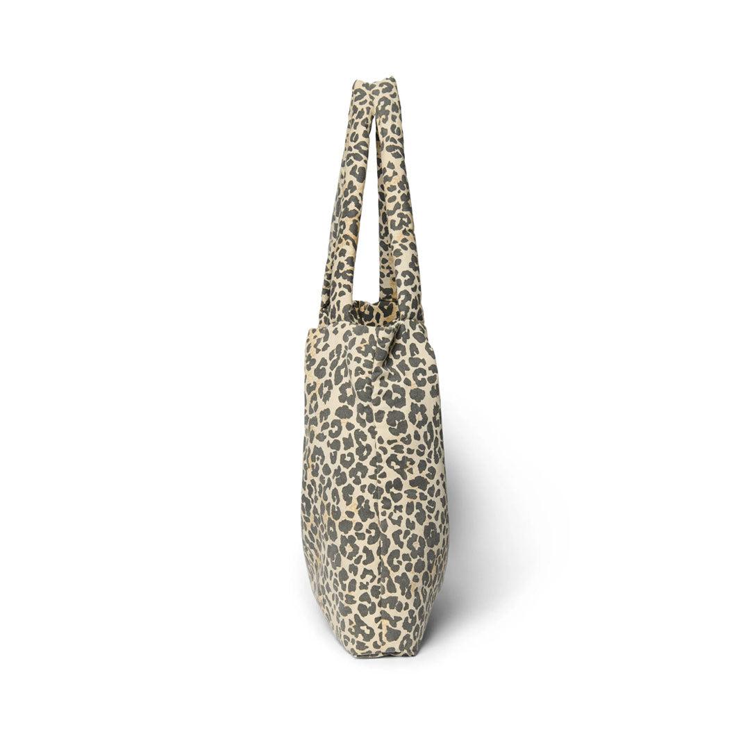 Studio Noos Soft Cotton Leopard Mom Bag - Leopard Print-Changing Bags-Leopard Print-58cm X 42cm | Natural Baby Shower