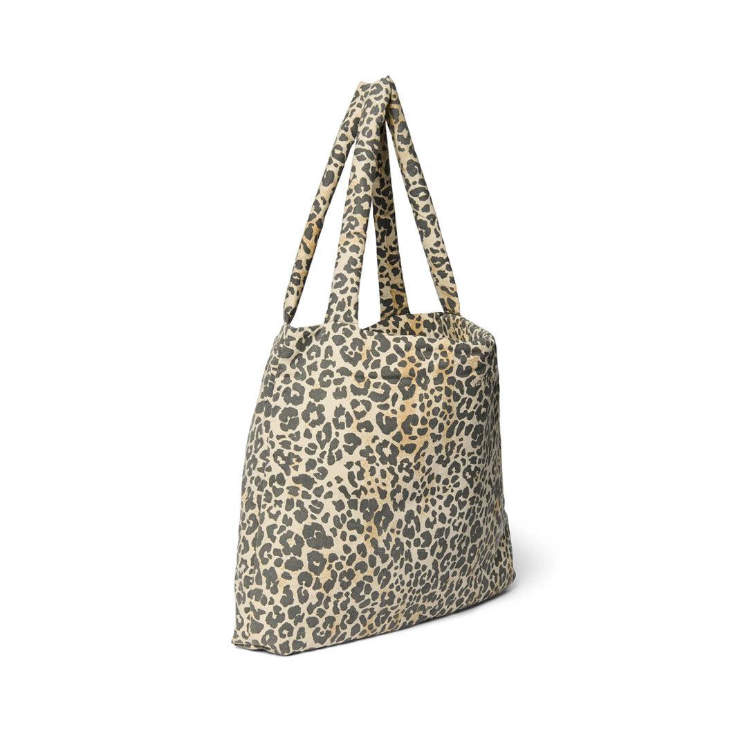 Studio Noos Soft Cotton Leopard Mom Bag - Leopard Print-Changing Bags-Leopard Print-58cm X 42cm | Natural Baby Shower