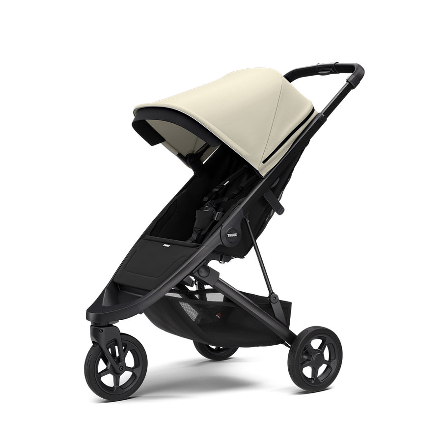 Thule Spring City Complete Pushchair - Soft Beige-Strollers-Black- | Natural Baby Shower