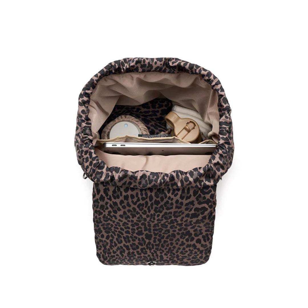 Tiba + Marl Alto Changing Backpack - Tonal Brown Leopard-Changing Bags-Tonal Brown Leopard- | Natural Baby Shower