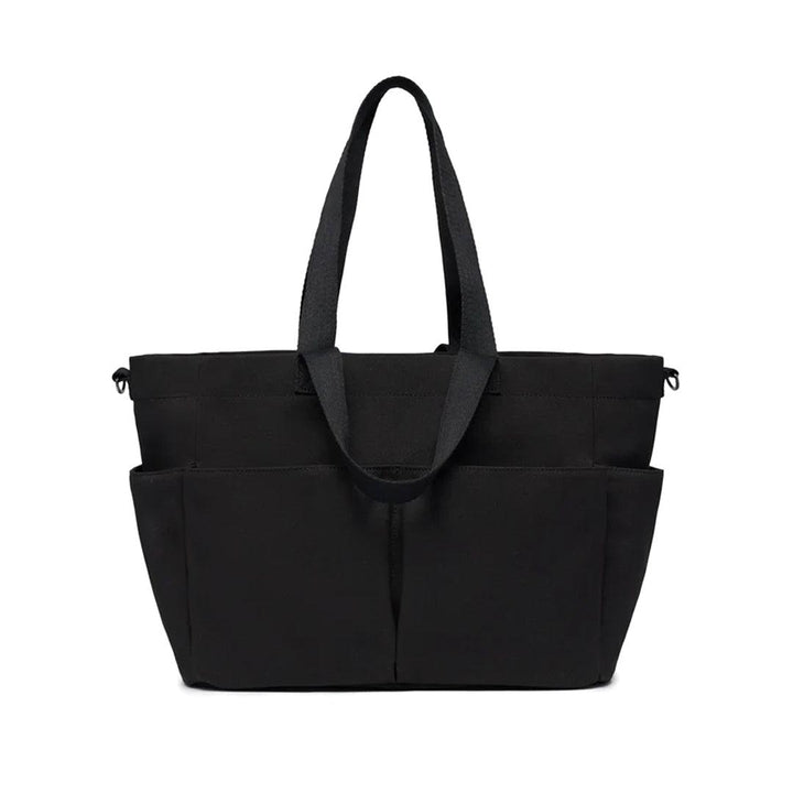 Tiba + Marl Canvas Pocket Tote - Black-Changing Bags-Black- | Natural Baby Shower