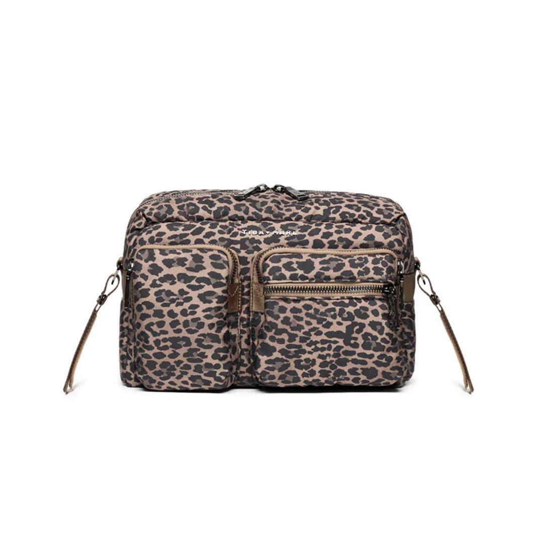 Tiba + Marl Axel Buggy Organiser / Changing Bag - Tonal Brown Leopard-Stroller Organisers-Tonal Brown Leopard- | Natural Baby Shower