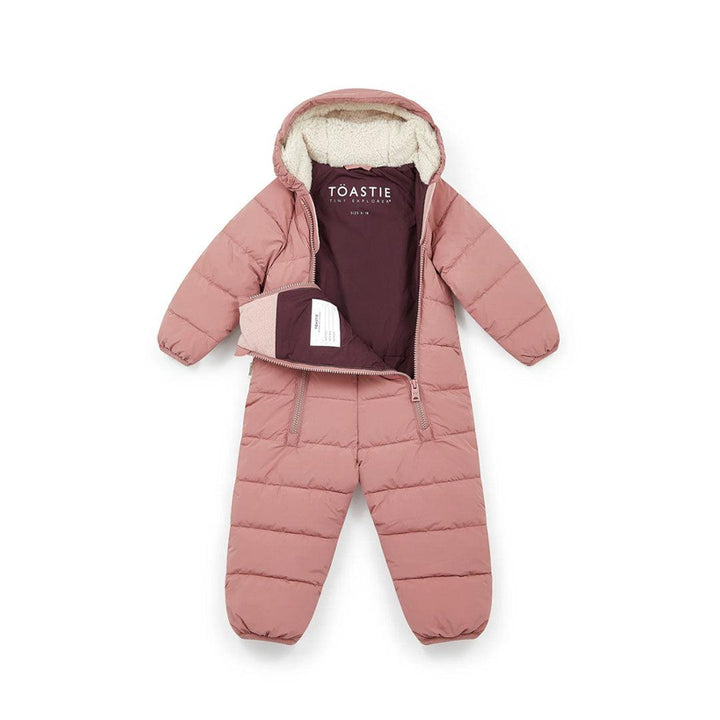 TOASTIE Eco-Fill Onesie - Damask Pink-Coats-Damask Pink-0-6m | Natural Baby Shower