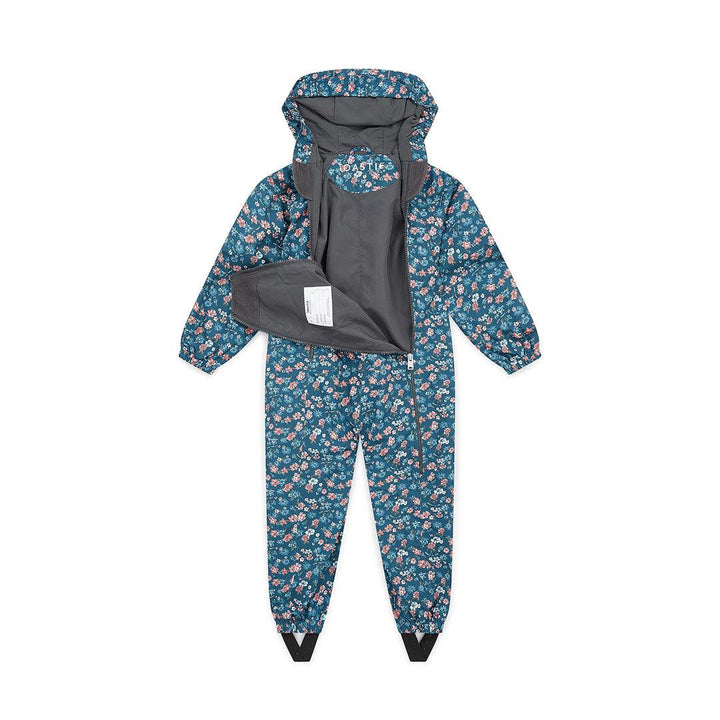 TOASTIE Packable Waterproof Puddlesuit - Navy Floral-Rainsuits + Sets-Navy Floral-12-18m | Natural Baby Shower