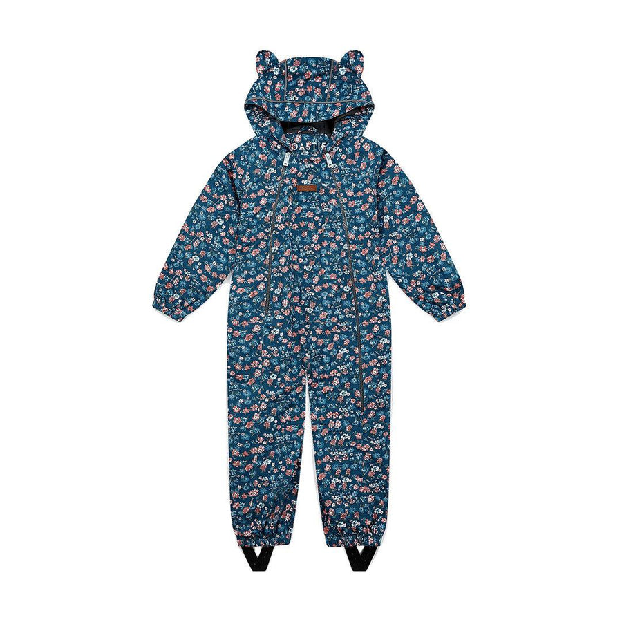 TOASTIE Packable Waterproof Puddlesuit - Navy Floral-Rainsuits + Sets-Navy Floral-12-18m | Natural Baby Shower