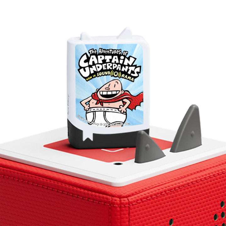 Tonies Book Pocket: Dav Pilkey - The Adventures Of Captain Underpants-Audio Player Cards + Characters- | Natural Baby Shower