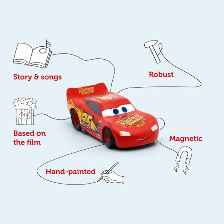 Tonies Disney - Cars: Lighting McQueen-Audio Player Cards + Characters- | Natural Baby Shower