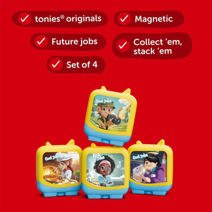 Tonies - Clever Tonies: Cool Jobs-Audio Player Cards + Characters- | Natural Baby Shower