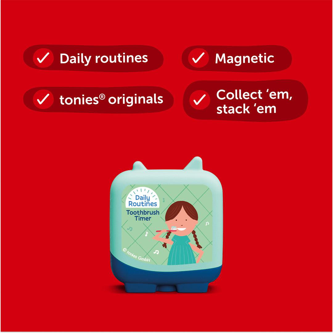 Tonies - Daily Routines: Toothbrush Timer-Audio Player Cards + Characters- | Natural Baby Shower