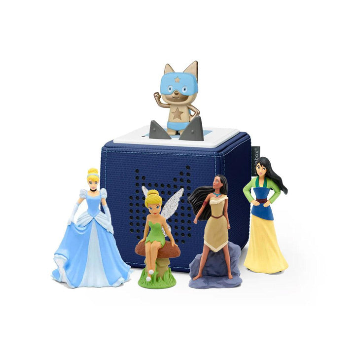 Tonies Starter Bundle - Disney Princess Favourites-Audio Players-Navy Blue- | Natural Baby Shower