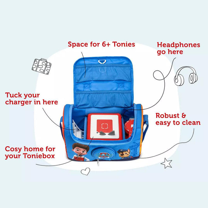 Tonies Listen and Play Bag - PAW Patrol-Audio Player Accessories-Multicoloured-One Size | Natural Baby Shower