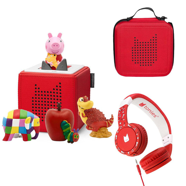 Tonies Peppa Pig + Story Bundle - Red-Audio Players-Red- | Natural Baby Shower