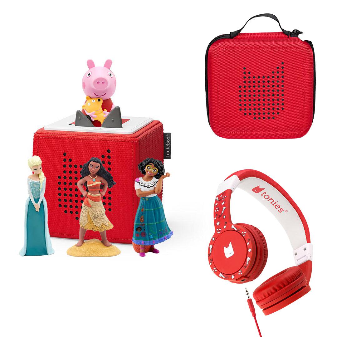 Tonies Peppa Pig + Disney Princess Bundle - Red-Audio Players-Red- | Natural Baby Shower