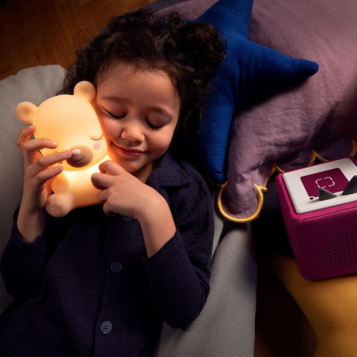 Tonies Sleepy Friends: Bear Night Light-Audio Player Cards + Characters- | Natural Baby Shower