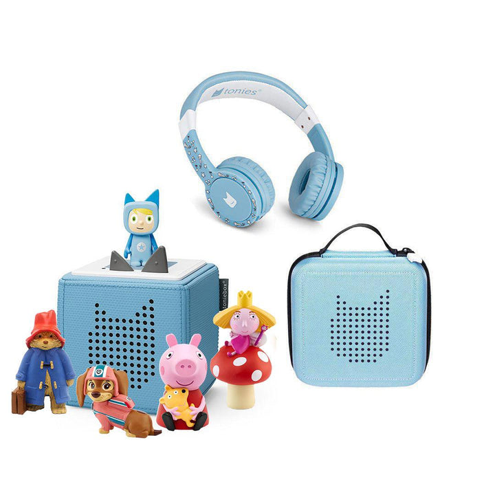 Tonies Ultimate Bundle - Toddler Classics-Audio Players-Light Blue- | Natural Baby Shower