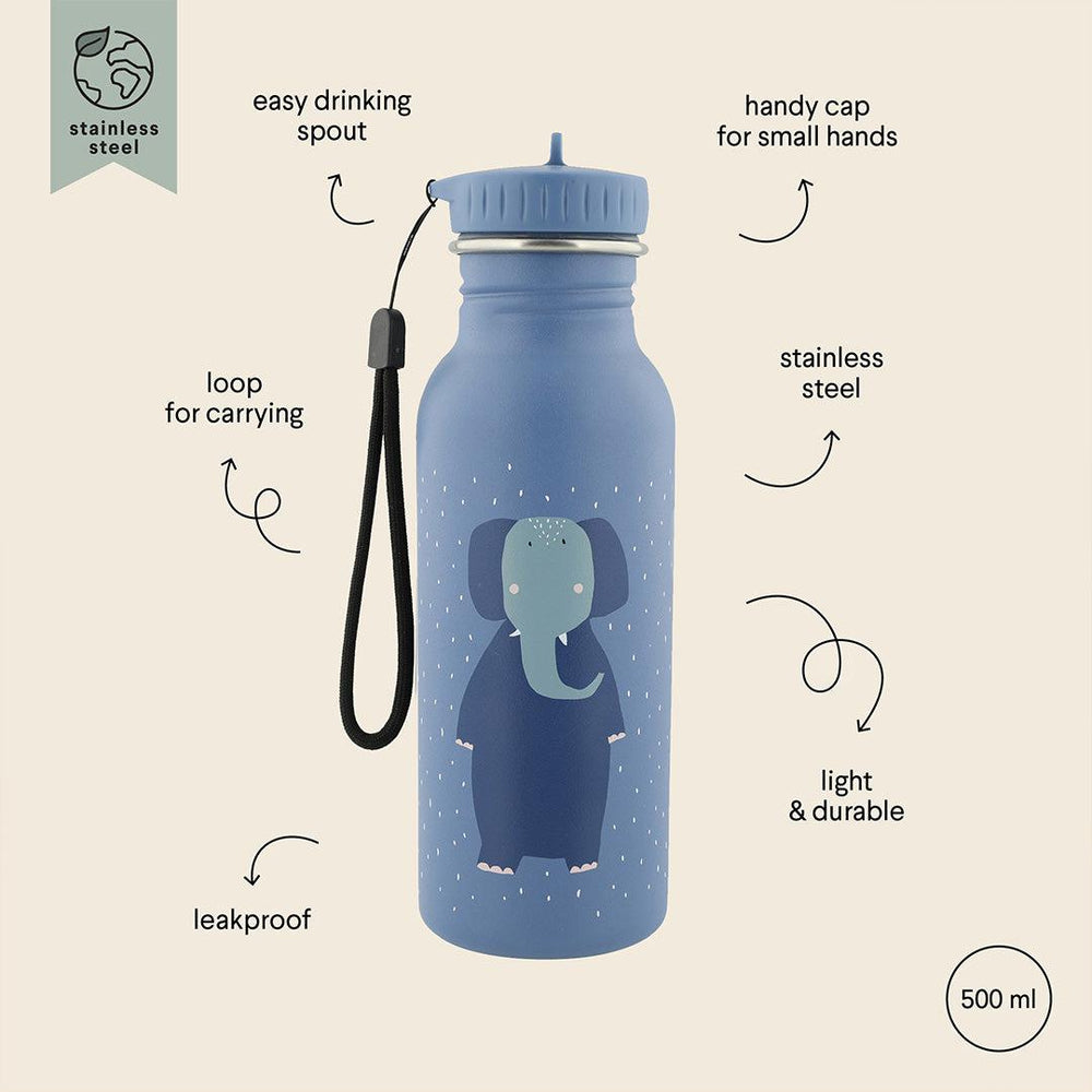 Trixie Drinking Bottle - 500ml - Mrs Elephant-Drinking Bottles-Mrs Elephant-500ml | Natural Baby Shower