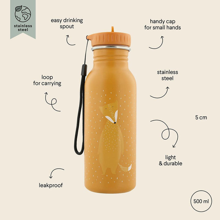 Trixie Drinking Bottle - 500ml - Mr Fox-Drinking Bottles-Mr Fox-500ml | Natural Baby Shower