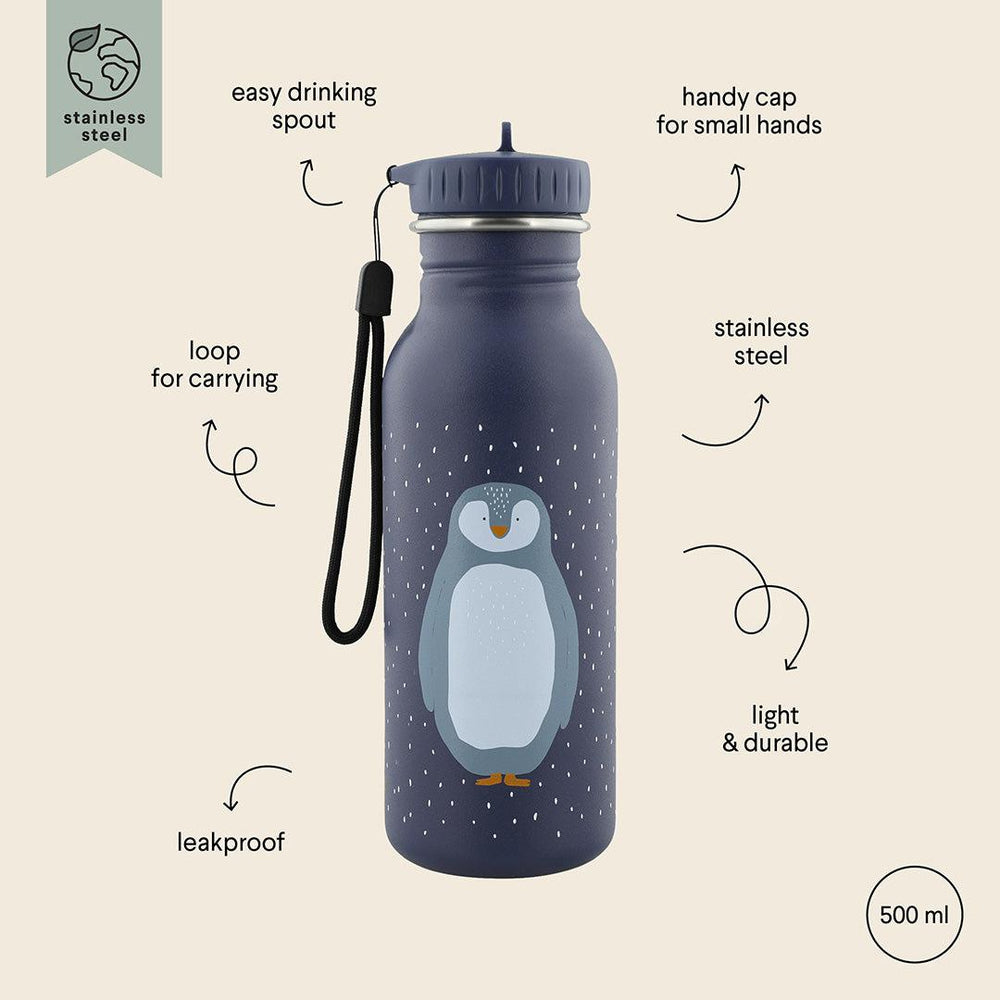 Trixie Drinking Bottle - 500ml - Mr Penguin-Drinking Bottles-Mr Penguin-500ml | Natural Baby Shower