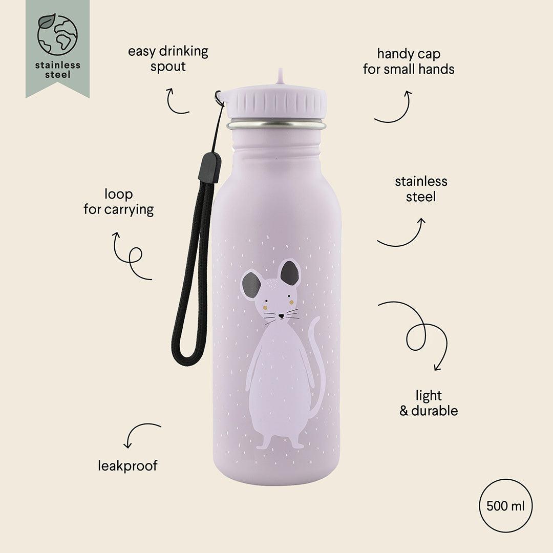 Trixie Drinking Bottle - 500ml - Mrs Mouse-Drinking Bottles-Mrs Mouse-500ml | Natural Baby Shower