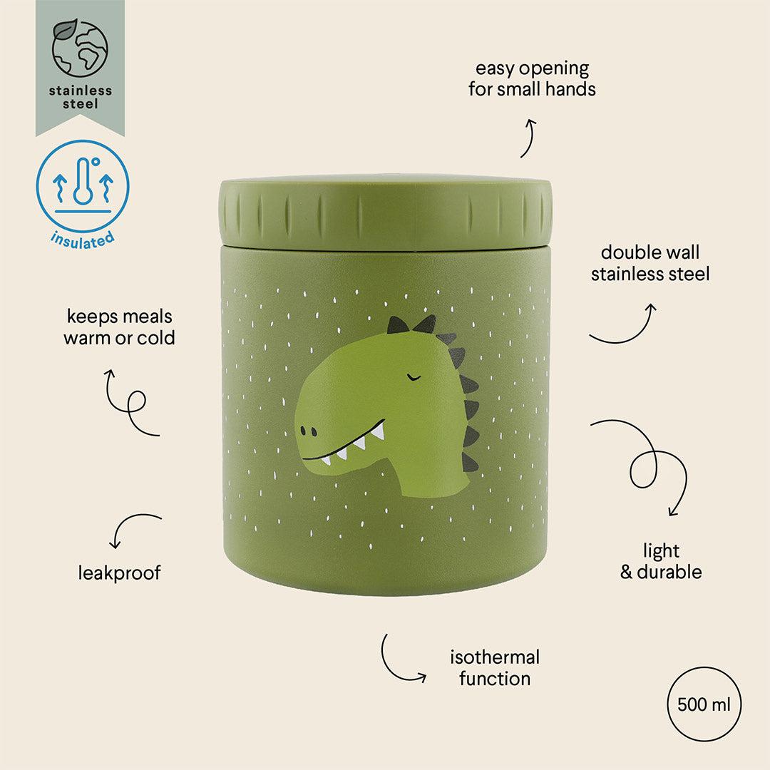 Trixie Insulated Lunch Pot - Mr Dino-Food Storage-Mr Dino-500ml | Natural Baby Shower