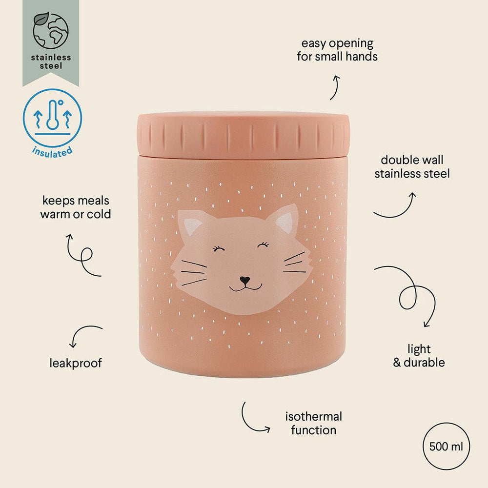 Trixie Insulated Lunch Pot - Mrs Cat-Food Storage-Mrs Cat-500ml | Natural Baby Shower