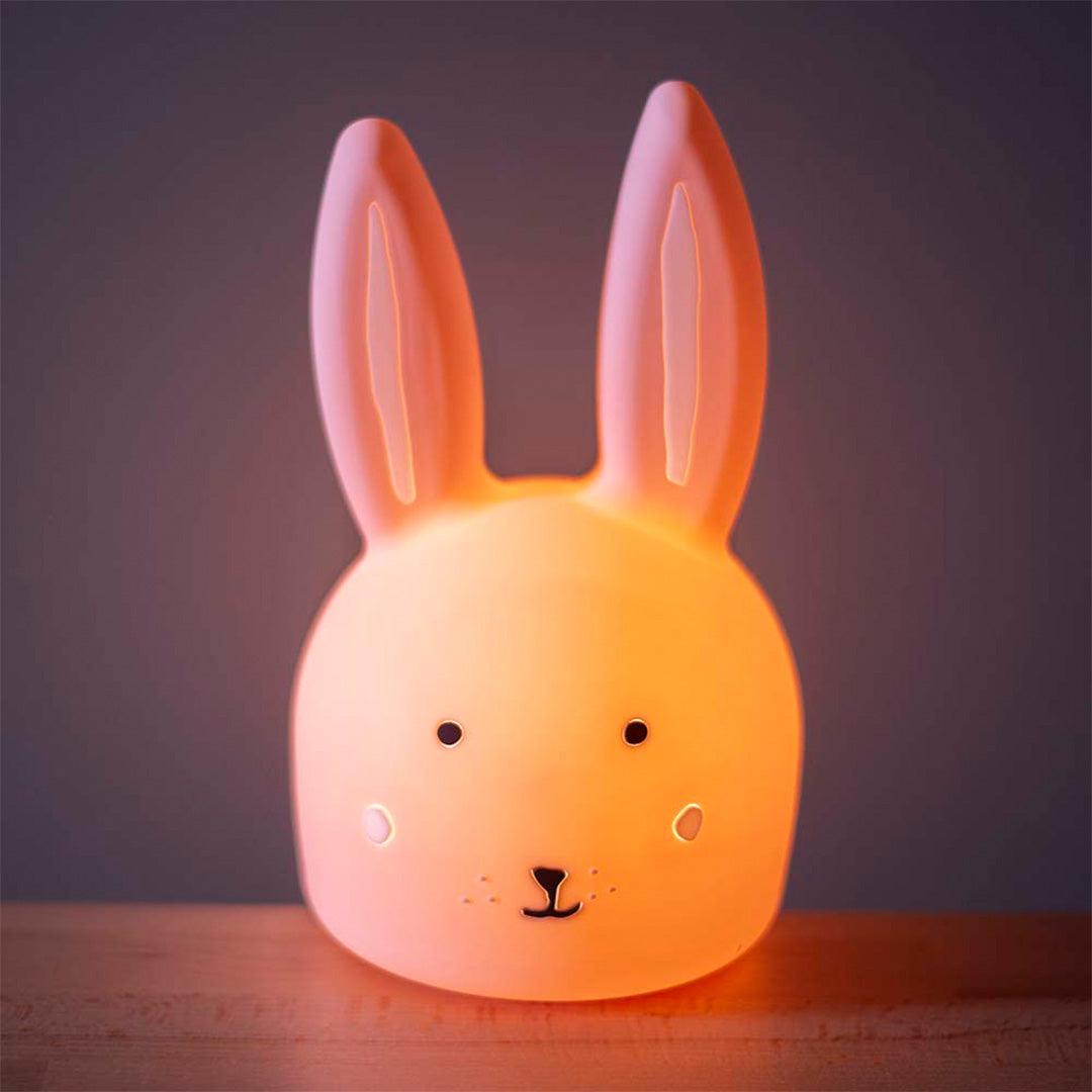 Trixie Night Light Mrs. Rabbit - Pink-Night Lights-Pink-One Size | Natural Baby Shower