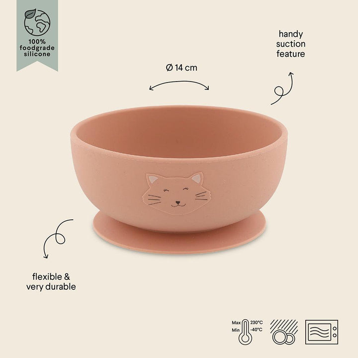 Trixie Silicone Bowl With Suction - Mrs Cat-Bowls-Mrs Cat- | Natural Baby Shower