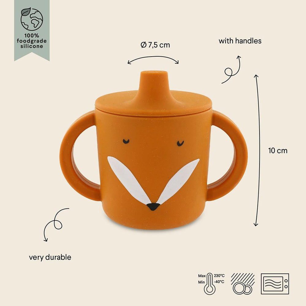 Trixie Silicone Sippy Cup - Mr Fox-Sippy Cups-Mr Fox- | Natural Baby Shower