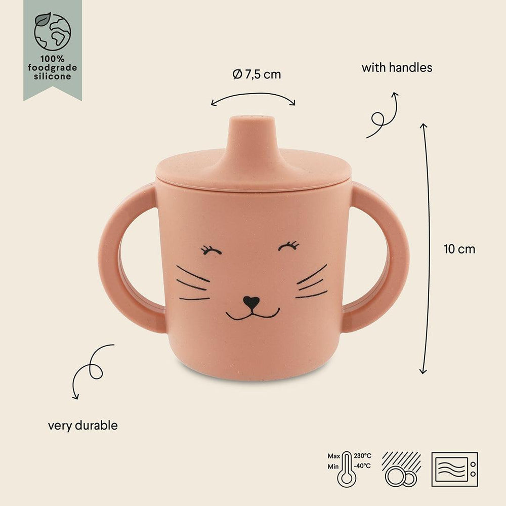 Trixie Silicone Sippy Cup - Mrs Cat-Sippy Cups-Mrs Cat- | Natural Baby Shower