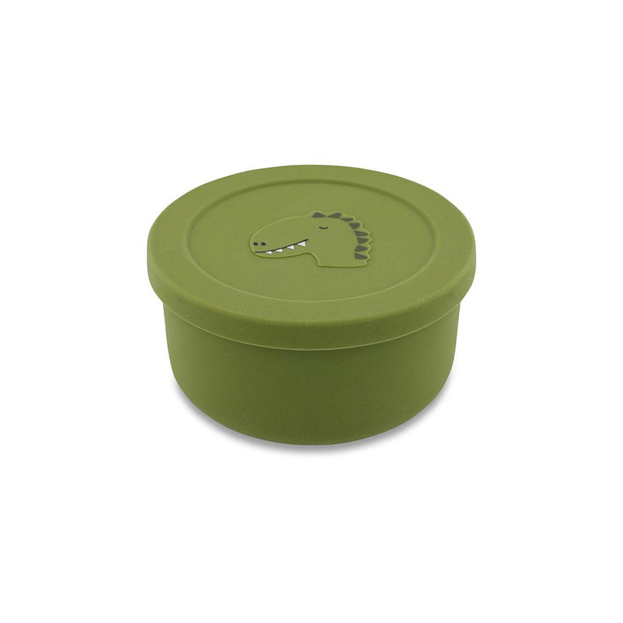 Trixie Silicone Snack Pot + Lid - Mr Dino-Snack Boxes-Mr Dino- | Natural Baby Shower