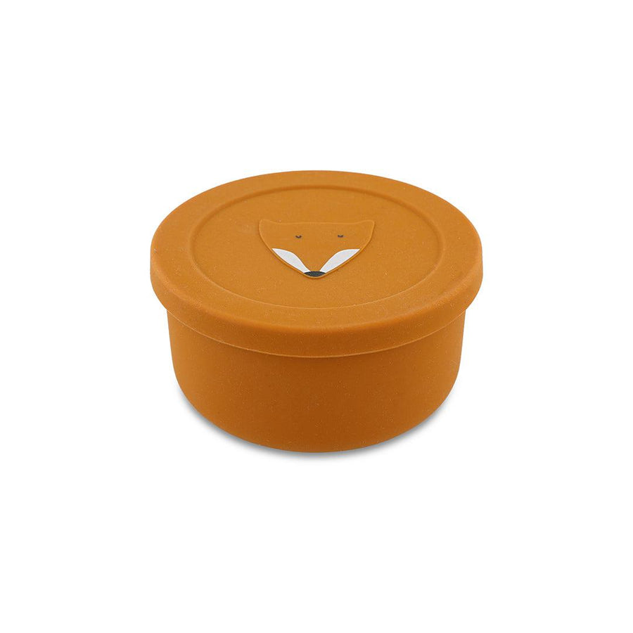 Trixie Silicone Snack Pot + Lid - Mr Fox-Snack Boxes-Mr Fox- | Natural Baby Shower