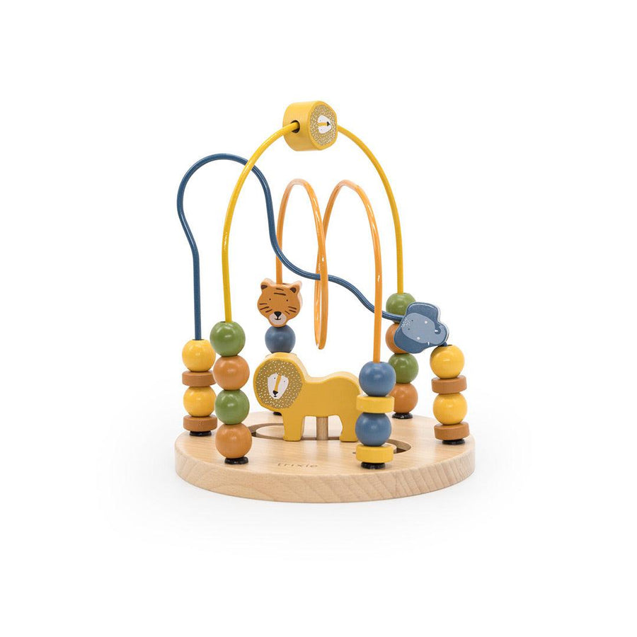 Trixie Wooden Animal Beads Maze-Puzzles + Games- | Natural Baby Shower