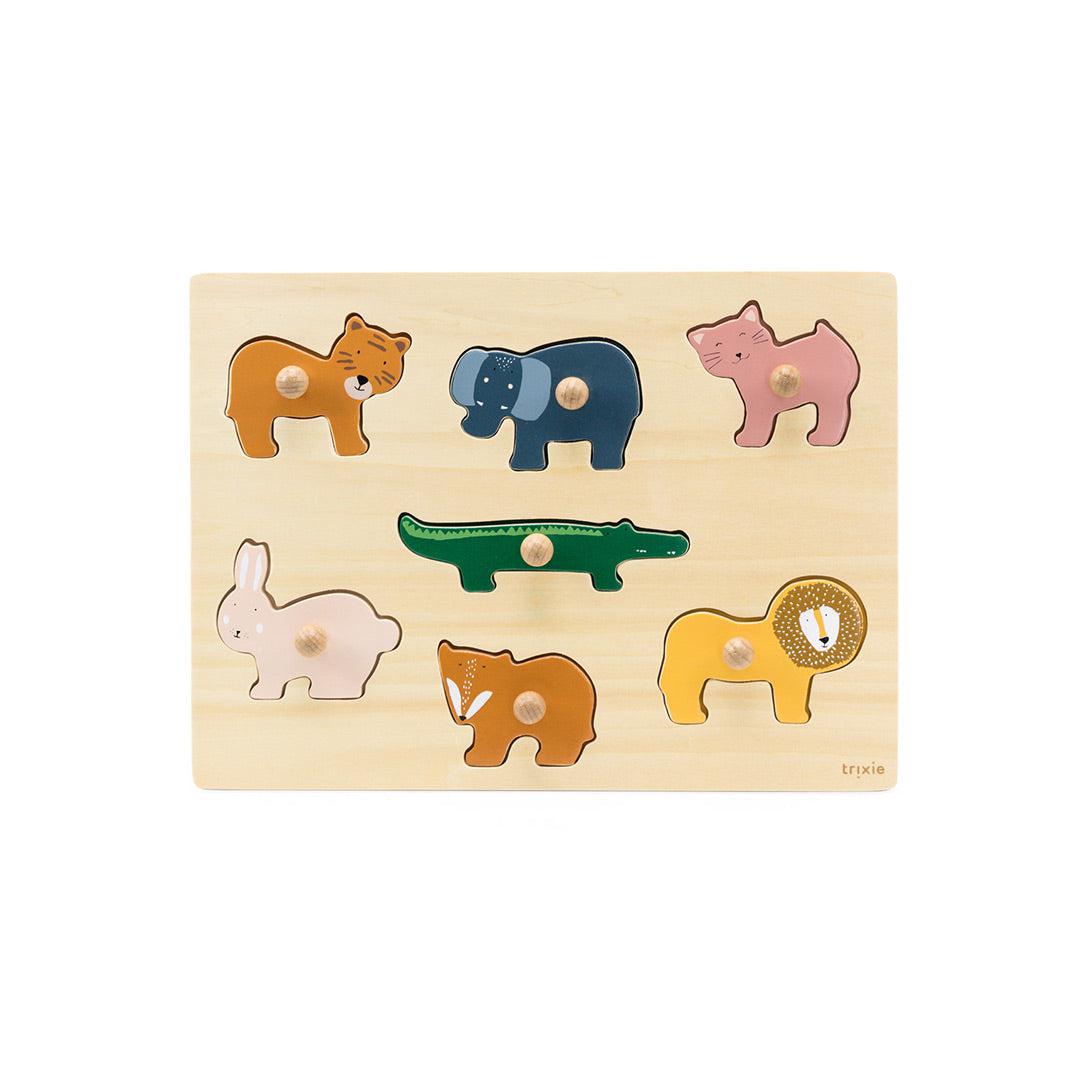 Trixie Wooden Animal Puzzle-Puzzles + Games- | Natural Baby Shower