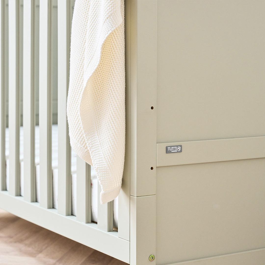 Tutti Bambini Misha Cot Bed - Sage/Golden Oak-Cot Beds-Sage/Golden Oak-Cot Bed | Natural Baby Shower