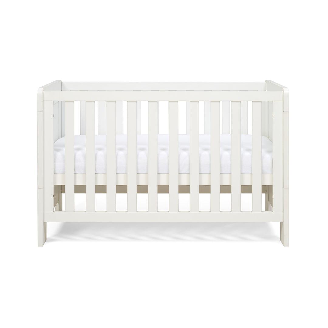 Tutti Bambini Essentials Alba Mini Cot Bed - White-Cot Beds-White- | Natural Baby Shower